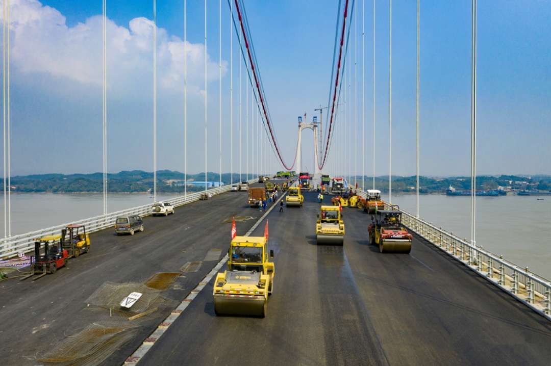 湖北黄石第3座长江大桥即将通车|湖北黄石第3座长江大桥即将通车