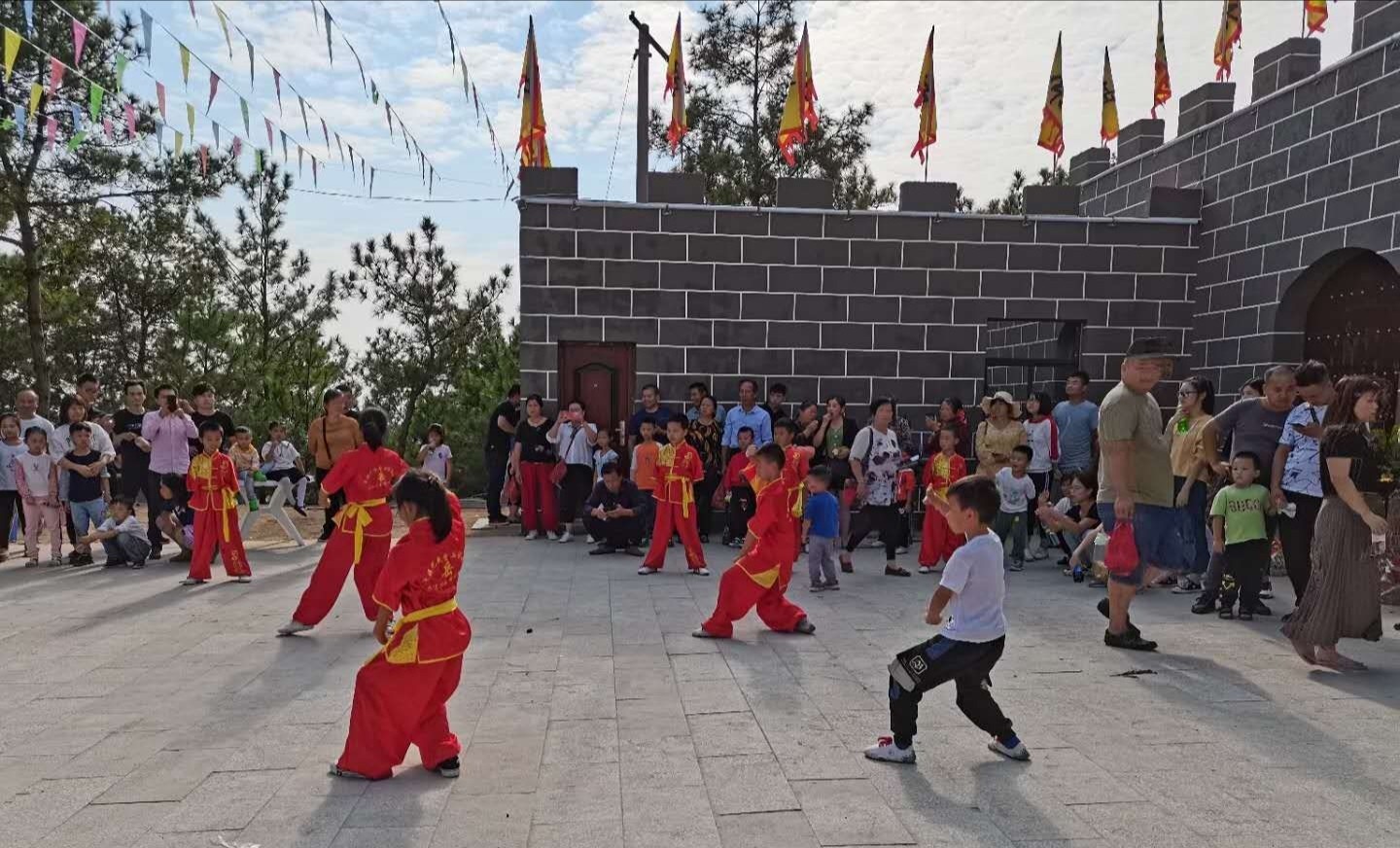 湖北黄梅养马岭：岳家拳武术操展演精彩亮相抗金城|湖北黄梅养马岭：岳家拳武术操展演精彩亮相抗金城