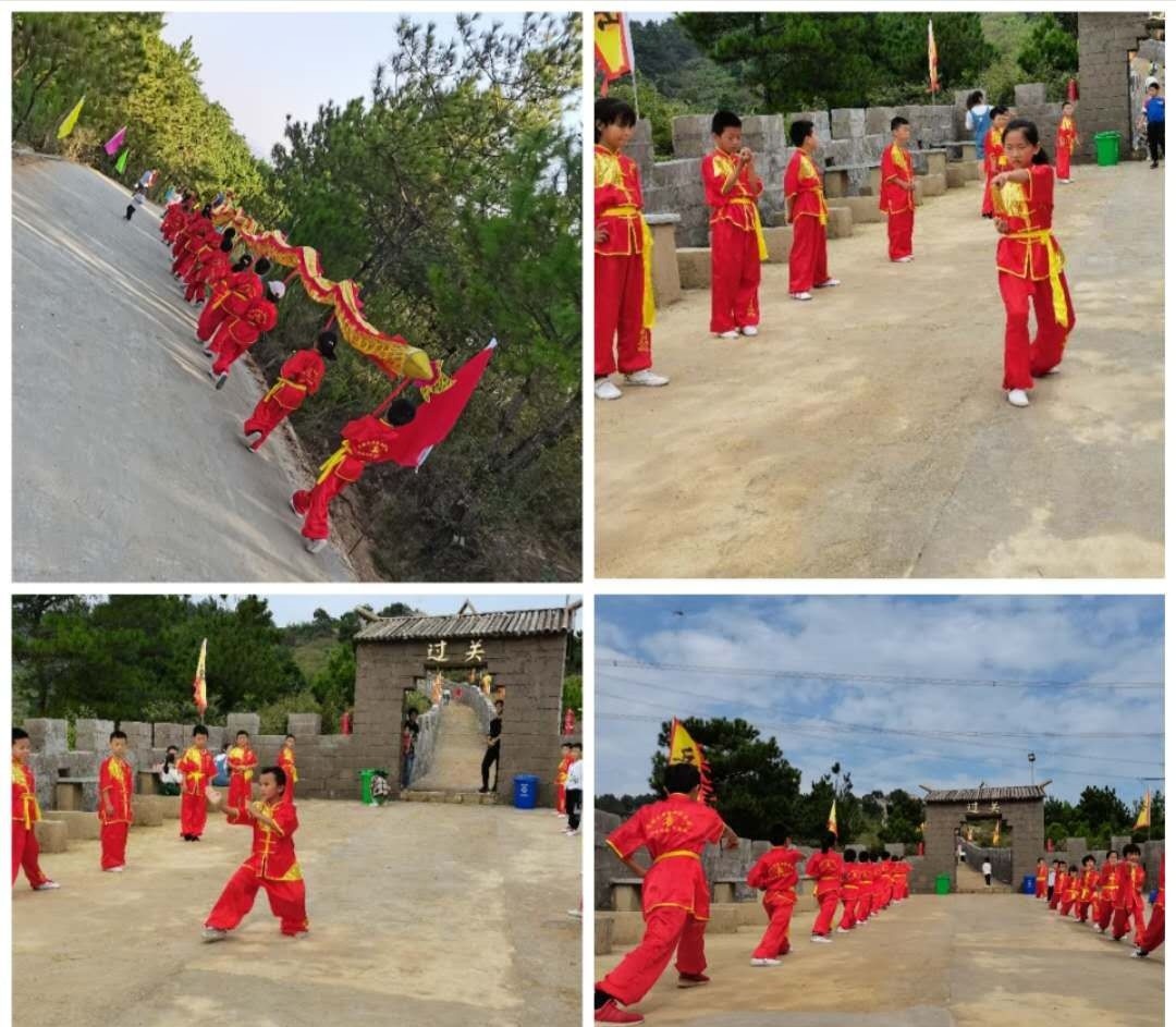 湖北黄梅养马岭：岳家拳武术操展演精彩亮相抗金城|湖北黄梅养马岭：岳家拳武术操展演精彩亮相抗金城