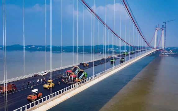 湖北黄石第3座长江大桥即将通车|湖北黄石第3座长江大桥即将通车