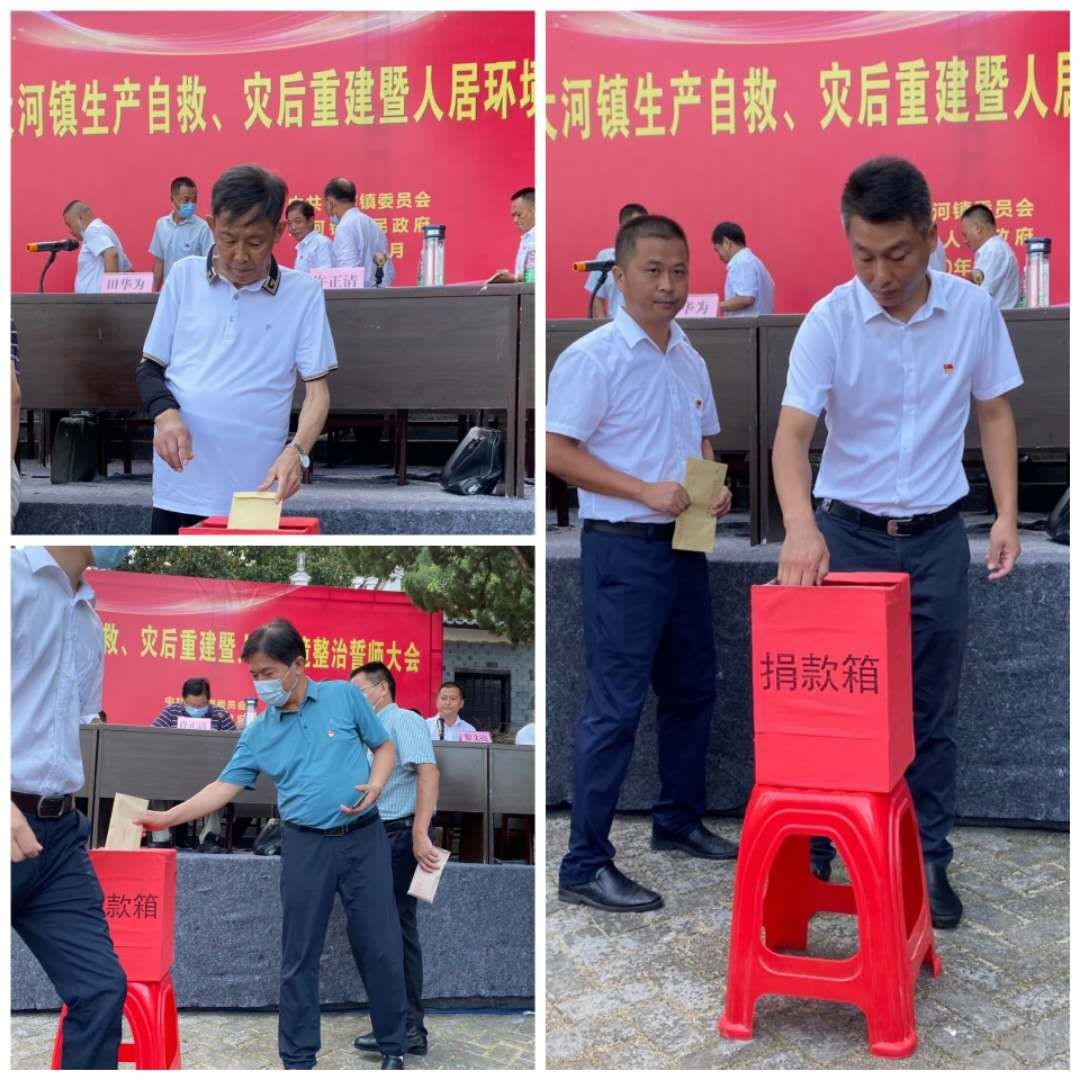 3|湖北黄梅大河镇：回首初心重温誓词 重建家园砥砺前行